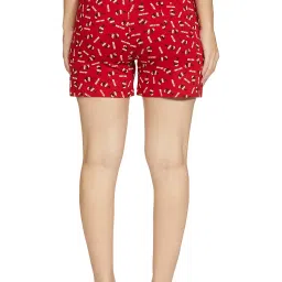 max Women All-Over Printed Knit Shorts image 1