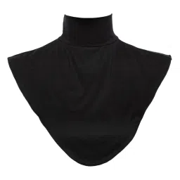 secret desire Women Modal Faux Turtleneck Half Top Dickey Collar Muslin Hijab Neck Cover Black image 5