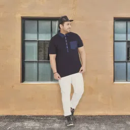 bigbanana Plus Size Men's Regular Fit Polo image 1