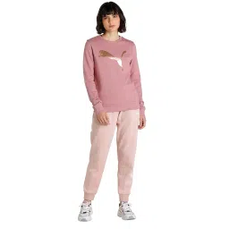 Puma Women's Cotton Blend Round Neck Sweatshirt image 4