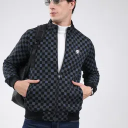 monte carlo Men's Regular Fit Sweatshirt | Solid Pattern | Zip Closure with Full Sleeve Band Neck | Zipper Sweatshirt for Men image 5
