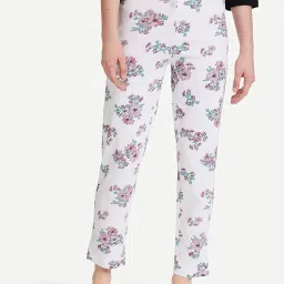 amazon brand - eden & ivy Women Ankle Length Cotton Night Pants (Pack of 2) image 1