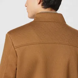 qube by fort collins Men's Regular Fit Knitted Cotton Blend Jacket - Soft, Warm & Stylish Winter Outerwear image 5