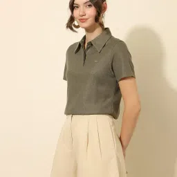 u.s. polo assn. Women's Regular Fit Polo Shirt (UWSS25PTS346 image 4