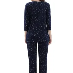 dzzo Women's Cotton Printed Night Suit image 1