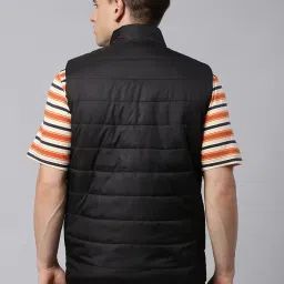 dennis lingo Polyester Regular Fit Long Sleeves Men's Solid Puffer Jacket with 2 Pockets - Lightweight Casual Winterwear for Men image 3