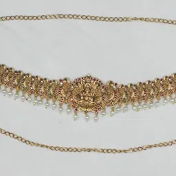 nagneshi art Gold Plaed Kamarband for Women,Traditional Ethnic Wear,Elegant Jewellery For Bridal (Pack of 1) image 1