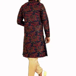 amzira Baap beta Traditional Cotton Indo western Sherwani Set (Mens - L/Boys image 1