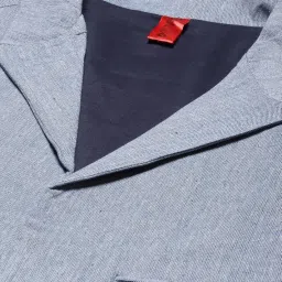 cottinfab Women Black & White Striped Open Front Blazer image 4