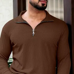 kajaru Men's Solid Classic Fit T-Shirt image 1