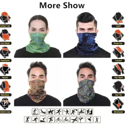 vancrown Headwear Wide Headbands Scarf Head Wrap Mask Neck Warmer (6PC.Bohemia Series) image 5