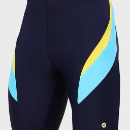 lactra Men's Regular Swim, Racing Turn Jammer Contrast Panel with Inner Pocket image 2