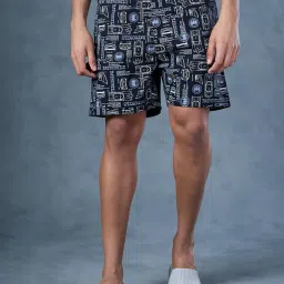 bewakoof Men's Poplin Regular Fit Boxer image 1