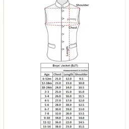 vastramay Boys' Cream Nehru Jacket | Mirror Work Viscose Sleeveless Nehru Jacket - Navratri Special Traditional Ethnic Waistcoat - Perfect for Festivals, Weddings, and Celebrations image 4
