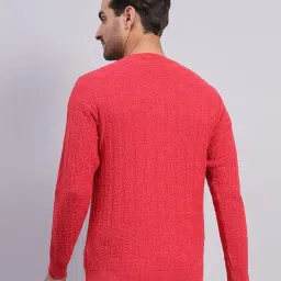 monte carlo Mens Self Design V Neck Full Sleeve Pullover (1243139VN) image 3