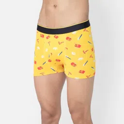 bummer Men's Printed Micro Modal Trunks Underwear | Ultra Soft & Breathable | Combo Pack of 3 image 1
