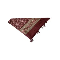Women's Printed Cotton Dupatta – Lightweight & Breathable Ethnic Wear for Daily & Festive Use (Pack of 1, Brown) image 2