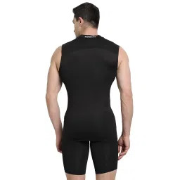 shrey Intense Compression Sleeveless Top Mens Nylon Cutsleeves/Sleeveless Compression Top for Sports image 1