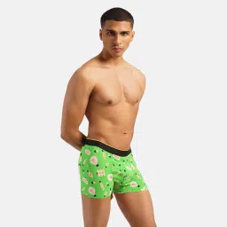 bummer Men's Printed Micro Modal Trunks Underwear | Ultra Soft & Breathable | Combo Pack of 3 image 3
