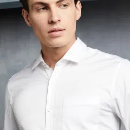 symbol premium Men's Wrinkle-Resistant Regular Fit Cotton Formal Shirt image 3