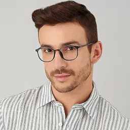 LENSKART BLU | Zero Power Blue Cut Computer Glasses | Anti Glare, Lightweight & Blocks Harmful Rays | UV Protection Specs | Men & Women | Medium | LB E13528 image 2