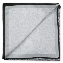 arrow Paisley Print Pocket Square image 1