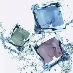 RUGVED Men's Underwear Ice Silk Seamless Boxer Briefs Breathable Ultra-Soft Panties Antibacterial Multicolor(B3-(M,N3)) image 2