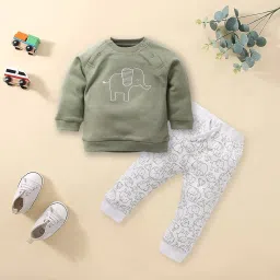 baby go Full Sleeves Designer Clothing Set for Baby Girls image 1