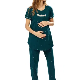 lotik Women's Cotton Night Suit Set image 2