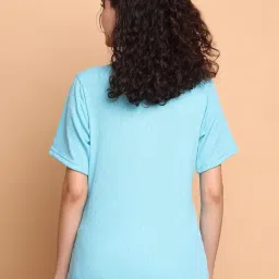 secret wish Solid Poly Rib Zipless Maternity Top/Nursing wear/Feeding top/Pregnancy wear image 5