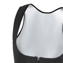 MYADDICTION Women Sweat Sauna Waist Trainer Corset Cincher Slimmer Vest White_S M image 4