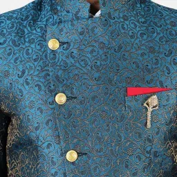 wintage Men's Banarasi Rayon Cotton Bandhgala image 3