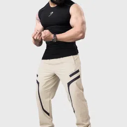 fuaark Men's Sleeveless Compression Gym Tank Tops Sport Vest image 3