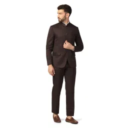 tahvo Mens Slim Fit Two Piece Suit Set image 2