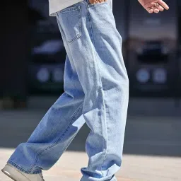 greciilooks Men Jeans Pants | Denim Jens | Baggy Sty for Man | Regular Fit's | Mid RiseLoose Fit & Stylish Jeans for Men's image 2