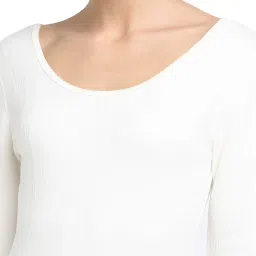 dixcy slimz Women's Thermal Quilt- Extra warm with heat wrap tech 3/4 Sleeve Solid T-shirt image 4