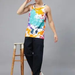 veirdo Men's Sleeveless Regular Fit Tshirt, All Over Printed Vest for Men, Cotton Sando for Beach Wear, Gym, Cycling, Running, & Other Sports (Available in Different Pattern) image 4