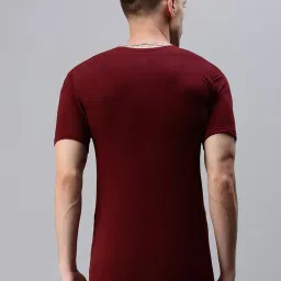 lux cozi Men's Cotton Solid Regular Fit Vest image 2