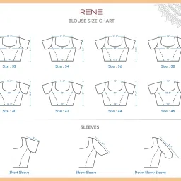 rene Women's Cotton Solid Half Sleeve Blouse/Choli image 4