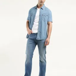 levi's Men's Mid Rise Slim Jeans (0038I-0012_Dark Blue_32) image 5