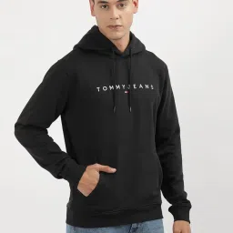 tommy hilfiger Men Cotton Pullover Hooded Neck Sweater image 5