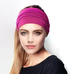 calandis ™ 5xWomen's Wide Head Wrap Elastic Headband for Sports, Running, Yoga Navy Blue | Hair Accessories | Womens Accessories image 4