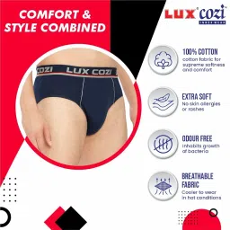 lux cozi Men's Cotton Brief (Pack of 5) image 1