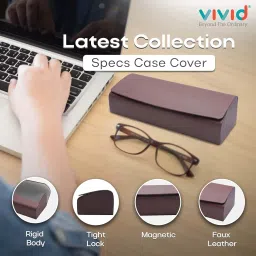 vivid Unisex Adult Lightweight Eyewear Specs Case Cover | Protect Eye Glasses | Chashma Dibbi | Spectacle Box image 2