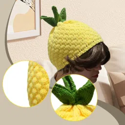myaddiction Y2K Beanie for Women Costume Accessories Pineapple Hat Multicolour image 1