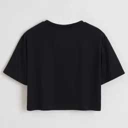 kvinner Women's Solid Loose Fit T-Shirt image 1