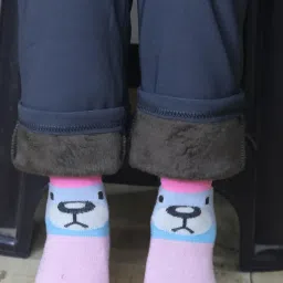 eleg & stilance Winter Lower for Women Woolen Warm Fleece Pajama Regular Fit Stretchable with Side Pockets Fluffy Bottoms Winter Lounge Wear Nightwear image 1