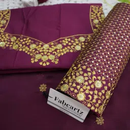 fabcartz South Indian UnStitched Half Saree for Women image 3