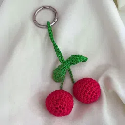 eco right Crochet Keychain for Women, Bag Charms, Cute keyrings & keychains, Perfect Accessories & Gifts for Women image 2