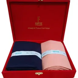 fetiya Shirt & Trouser Fabric in velveta Box Packing (Shirt-2.35 m, Pant-1.25 m) image 2